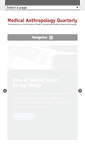 Mobile Screenshot of medanthroquarterly.org